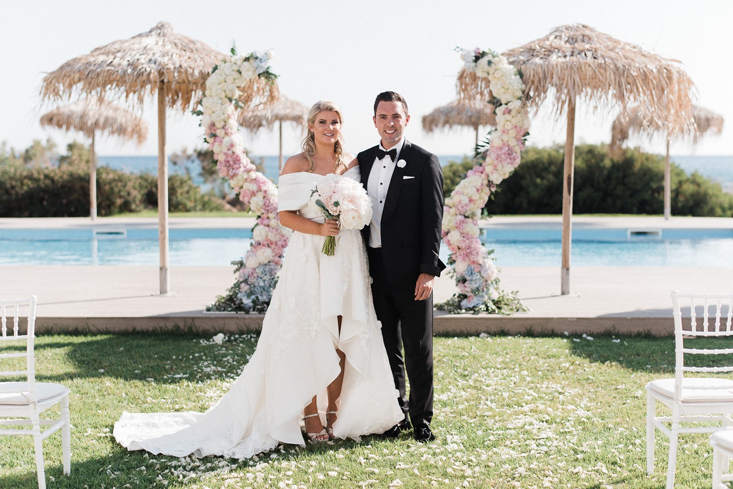 Elegant wedding in South of Crete