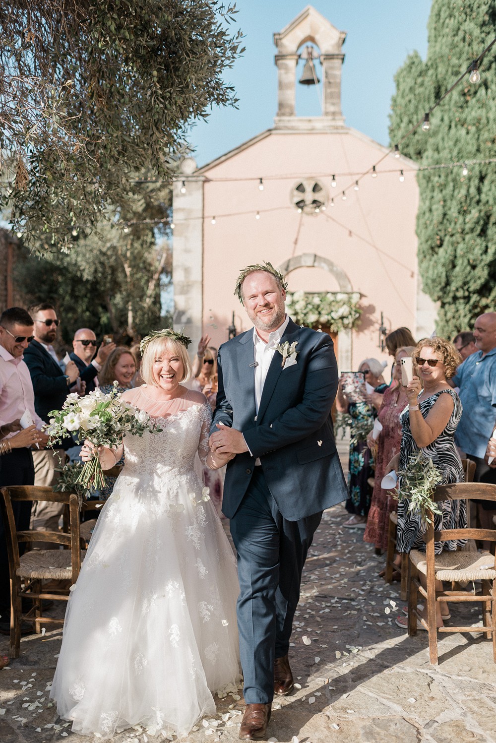 Greek style wedding at Cretan farm