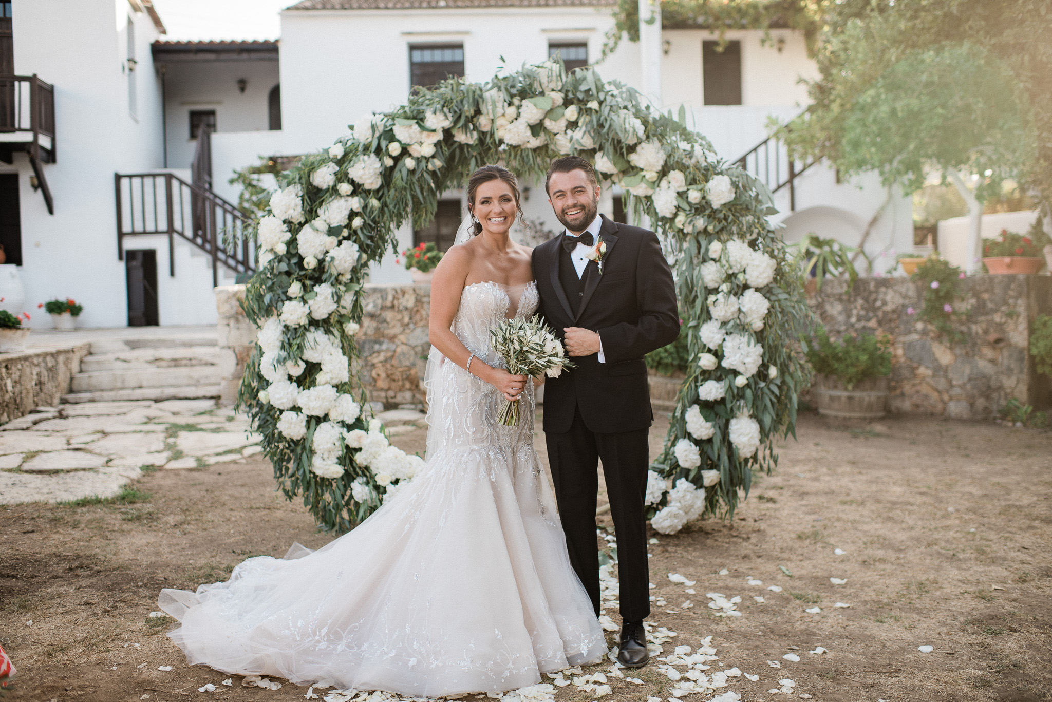 Real wedding in Crete